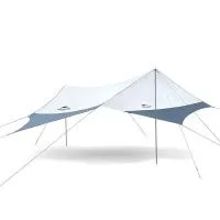 Тент Naturehike Hexagon NH16T013-S, 150D, 520*460 см для кемпинга, серый с голубым (с двумя стойками), 6927595777794 Тент Naturehike Hexagon NH16T013-S, 150D, 520*460 см для кемпинга, серый с голубым (с двумя стойками), 6927595777794