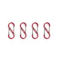 Карабин многофункциональный Naturehike NH20GS004 S-Type 4 см, 4шт Карабин многофункциональный Naturehike NH20GS004 S-Type 4 см, 4шт