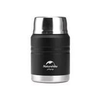Термос Naturehike NH20SJ041  500мл (для еды) , черный, 6927595767467 Термос Naturehike NH20SJ041  500мл (для еды) , черный, 6927595767467