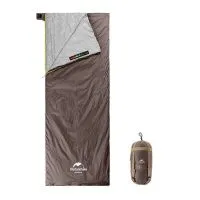 Коричневый Мешок спальный Naturehike NH21MSD09 мини LW180, размер M, серо-коричневый, 6927595777954