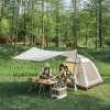Палатка Naturehike Ango Picnic CNK2450WS021 трёхместная c навесом бежевая c черным