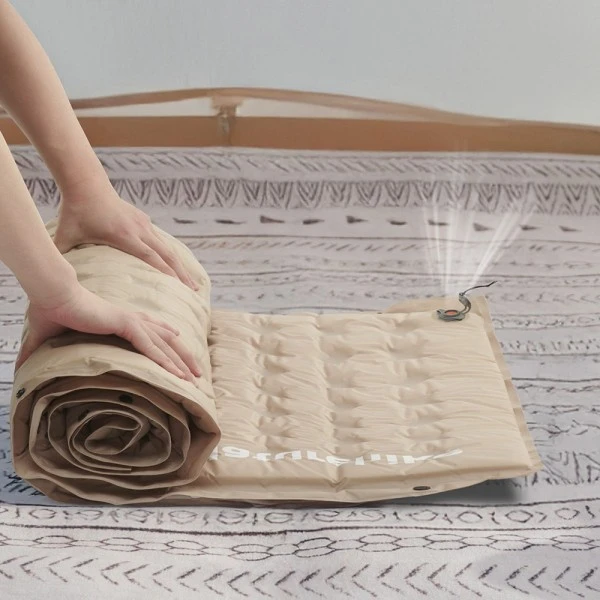 Коврик Naturehike CNK2550WS025 D Series 6см с подушкой R4.9 Double самонадувной туристический зеленый