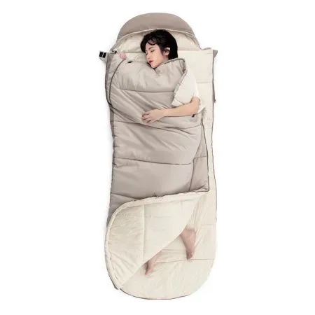 Мешок спальный Naturehike NH21MSD11 коричневый, молния слева, 6927595788295L