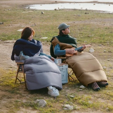 Спальный мешок Naturehike Sunny Day PL02 CNK2550WS028 U250, синий с голубым, молния слева