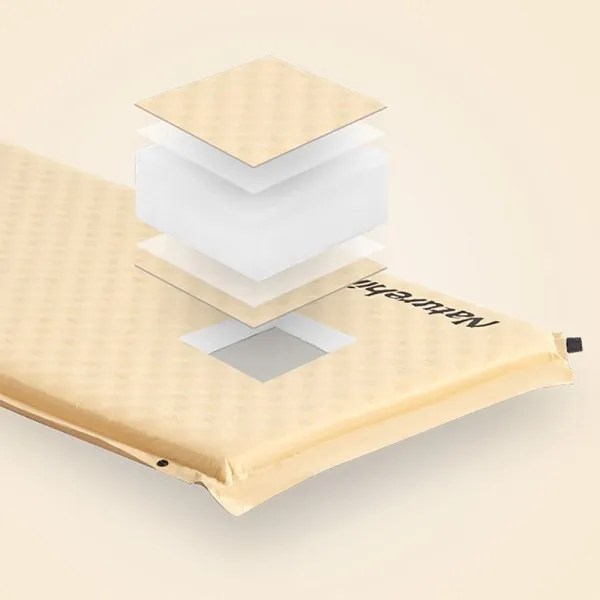 Коврик Naturehike CNK2300DZ014 D01 самонадувной с подушкой бежевый 3см, 6976507663397 Коврик Naturehike CNK2300DZ014 D01 самонадувной с подушкой бежевый 3см, 6976507663397
