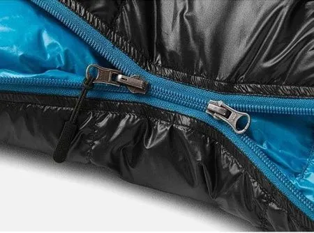 Мешок спальный Naturehike CWZ400 NH19W400-Z с пуховым конвертом  М черный, 6927595765357