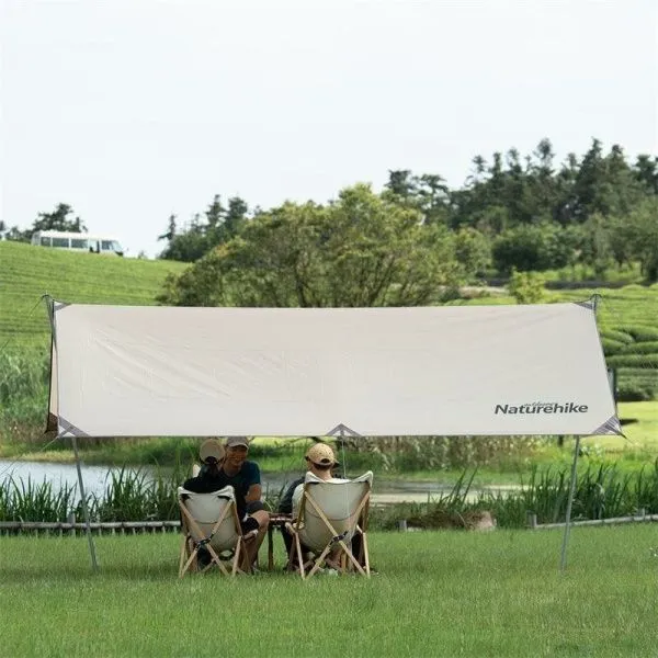 Тент Naturehike Girder NH20TM006, 150D, 500*292 см  для кемпинга  песочный (с двумя стойками), 6927595749654 Тент Naturehike Girder NH20TM006, 150D, 500*292 см  для кемпинга  песочный (с двумя стойками), 6927595749654