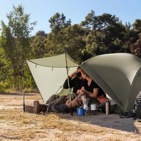 Палатка Naturehike Mongar CNK2550WS037 20D двухместная, зеленый