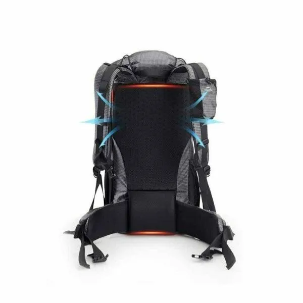 Рюкзак Naturehike NH20BB113 40 л + 5 л походный  черный, 6927595765401 Рюкзак Naturehike NH20BB113 40 л + 5 л походный  черный, 6927595765401