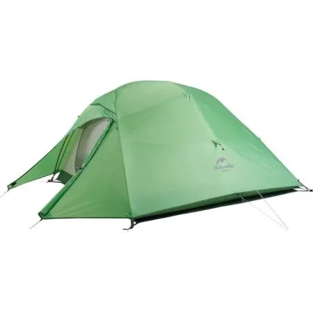 Палатка Naturehike Cloud Up 3 210T NH18T030-T трехместная с ковриком, зеленый, 6927595730621