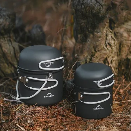 Набор посуды Naturehike 4 в1 NH18T018-G, серый, 6927595785515