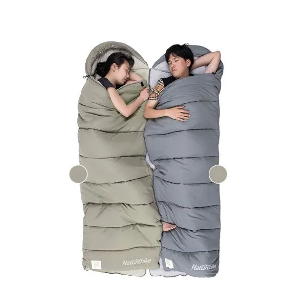 Ультралёгкий спальный мешок Naturehike NH20MSD02 M300 хлопковый с капюшоном весна осень зеленый Ультралёгкий спальный мешок Naturehike NH20MSD02 M300 хлопковый с капюшоном весна осень зеленый