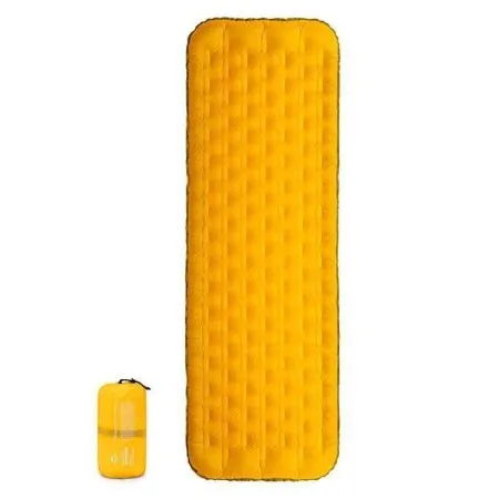 Коврик надувной Naturehike NH20FCD02, желтый, 6927595746493