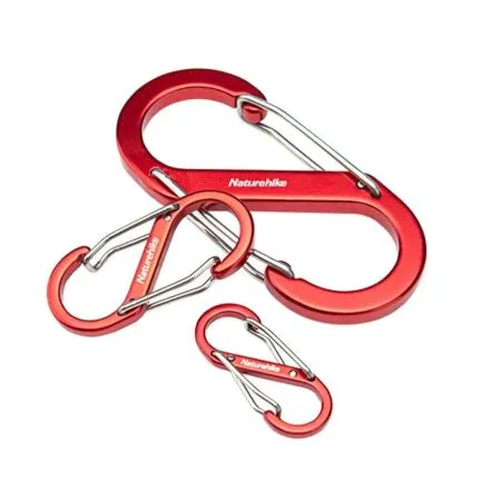 Карабин многофункциональный Naturehike NH20GS004 S-Type 9 см, 1шт Карабин многофункциональный Naturehike NH20GS004 S-Type 9 см, 1шт