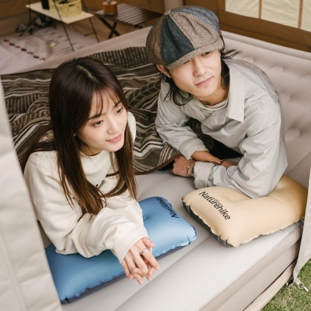 Подушка Naturehike NH17A001-L самонадувающаяся бежевая