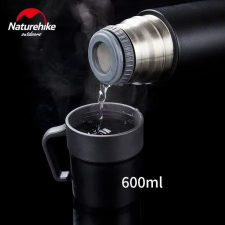 Термос Naturehike NH17S020-B 3в1 600мл черный, 6927595724132 Термос Naturehike NH17S020-B 3в1 600мл черный, 6927595724132