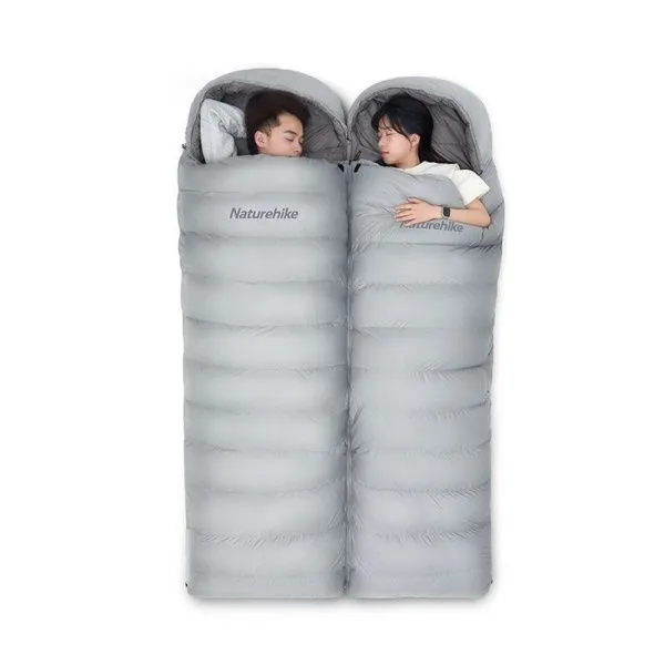 Ультралёгкий спальный мешок Naturehike RM40 Series Утиный пух Grey Size M, молния слева, 6927595707159L Ультралёгкий спальный мешок Naturehike RM40 Series Утиный пух Grey Size M, молния слева, 6927595707159L