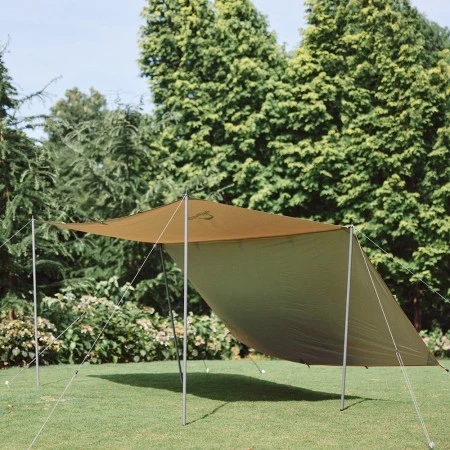 Тент Naturehike Cloud CNK2450WS025 150D, 400×292 см для кемпинга, светло-коричневый (без стоек)