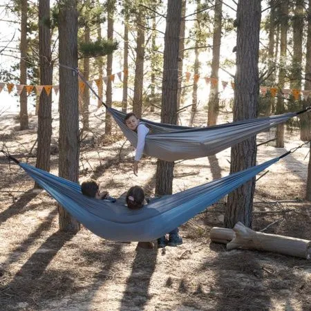 Гамак 1-местный Naturehike Ultralight NH21DC011 340T, синий