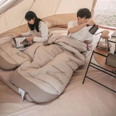 Мешок спальный Naturehike NH21MSD11 коричневый, молния слева, 6927595788295L