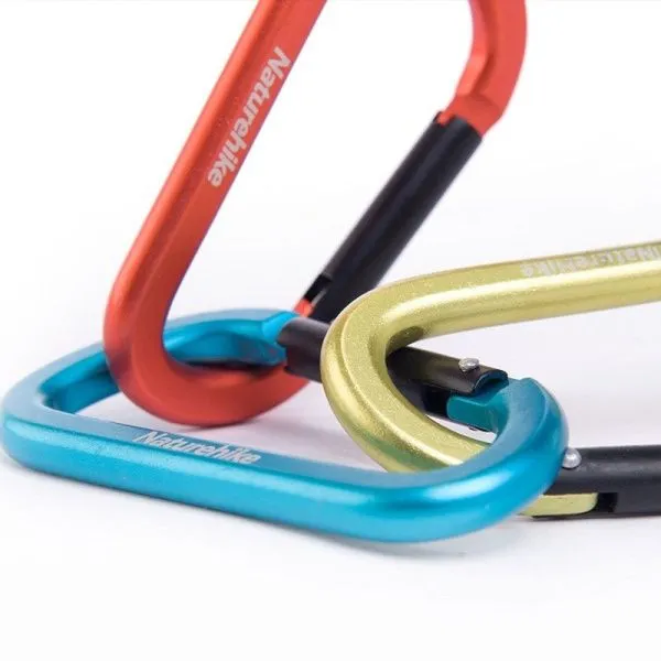 Карабин многофункциональный Naturehike NH15A001-H D-Type 8cm голубой Карабин многофункциональный Naturehike NH15A001-H D-Type 8cm голубой