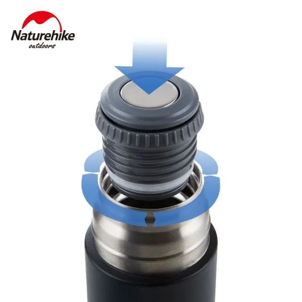 Термос Naturehike NH17S020-B 3в1 600мл черный, 6927595724132 Термос Naturehike NH17S020-B 3в1 600мл черный, 6927595724132