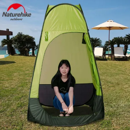 Палатка Naturehike Utility Tent 210T polyester NH17Z002-P, для переодевания, зеленая, 6927595721445