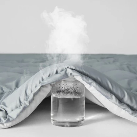 Спальный мешок Naturehike CNK2350WS023 MS300 с капюшоном, серый, молния слева