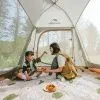 Палатка 3-местная c навесом Naturehike Ango Picnic Automatic Tent CNK2450WS021, бежевая, 6976507662536