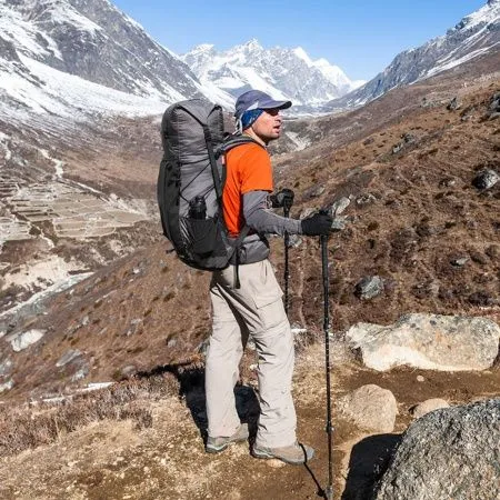 Рюкзак Naturehike Rock Series NH19BP095 60L+5L с рамой, dyneema, черный Рюкзак Naturehike Rock Series NH19BP095 60L+5L с рамой, dyneema, черный