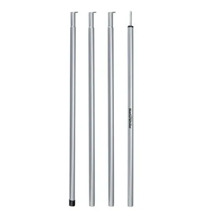 Стойки для тента Naturehike NH20PJ041 стальные 2,0 м 4 секции (2шт), 6927595749562