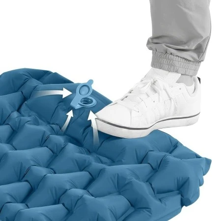 Туристический надувной матрас Naturehike CNK2300DZ0001 FC-12 синий (Витрин. образец.)