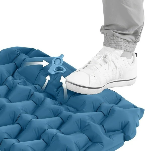 Туристический надувной матрас Naturehike CNK2300DZ0001 FC-12 синий (Витрин. образец.)