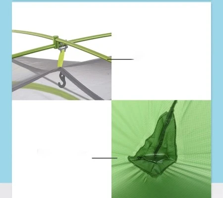 Палатка Naturehike Star-river NH17T012-T 210T двухместная сверхлегкая + коврик  зеленый, 6927595789049 (Витрин. образец.)