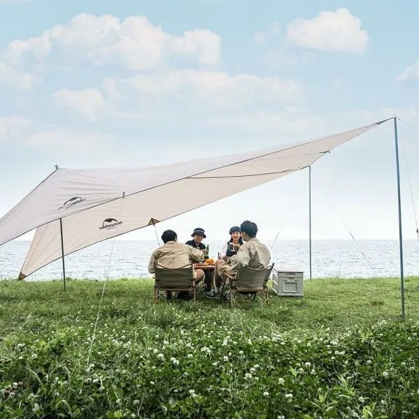 Тент  Naturehike Car Rear Canopy NH21TM001, 590*340 см для кемпинга песочный  (с тремя стойками), 6927595777831 Тент  Naturehike Car Rear Canopy NH21TM001, 590*340 см для кемпинга песочный  (с тремя стойками), 6927595777831