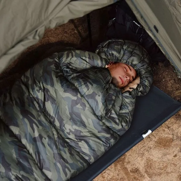 Ультралёгкий спальный мешок Naturehike CNK2350WS023 M320 хлопковый с капюшоном весна осень камуфляжный Ультралёгкий спальный мешок Naturehike CNK2350WS023 M320 хлопковый с капюшоном весна осень камуфляжный