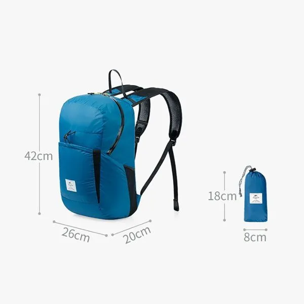 Рюкзак компактный Naturehike 18L NH17A012-B Ultra-Light, синий Рюкзак компактный Naturehike 18L NH17A012-B Ultra-Light, синий
