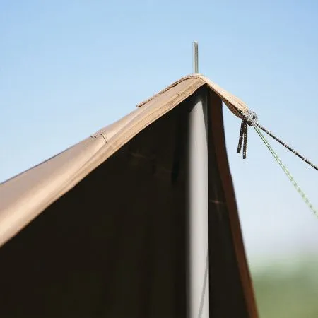 Тент Naturehike Yunxiao Canopy Lite CNK2350WS015, 150D, 400-315*292 см для кемпинга, светло-коричневый (с двумя стойками), 6976023926341