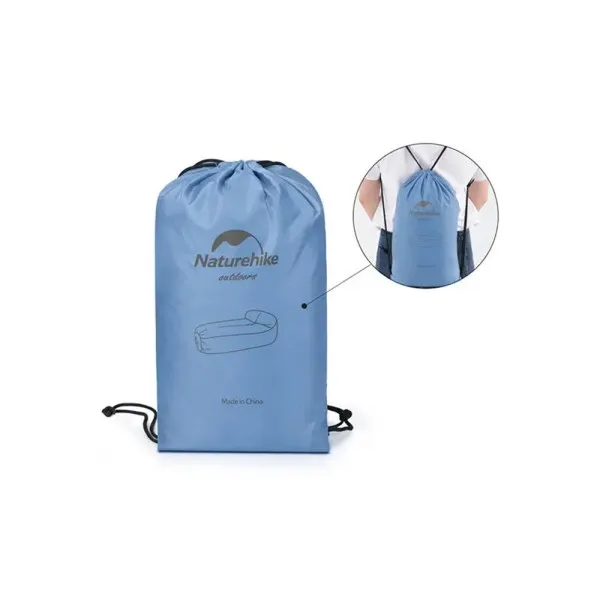 Диван Naturehike NH20FCD06 надувной с подушкой синий, 6927595777060