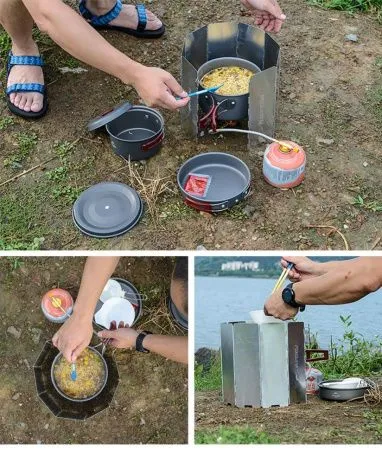 Экран ветрозащитный Naturehike NH20CJ008 10 секций