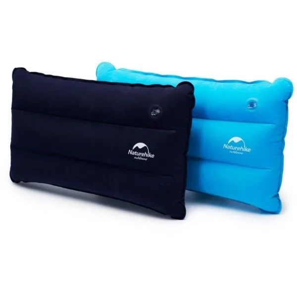Подушка  Naturehike NH18F018-Z надувная прямоугольная  темно синяя, 6927595760901 Подушка  Naturehike NH18F018-Z надувная прямоугольная  темно синяя, 6927595760901