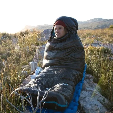 Спальный мешок Naturehike Cicada Wing CW700 CNK2450WS048 утиный пух черный M, 6927595788387