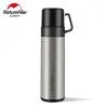 Термос Naturehike NH17S020-B 3в1 600мл серебряный, 6927595724125