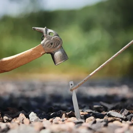 Колышки Naturehike CNK2300ZP016 алюминиевый Vобразный (8 шт.) серебряный, 6976023925030