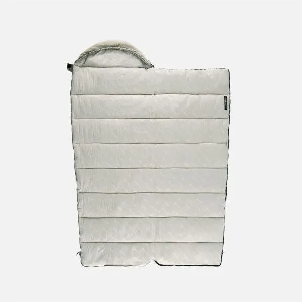 Ультралёгкий спальный мешок Naturehike CNK2350WS023 M400 хлопковый с капюшоном весна осень зеленый, молния справа