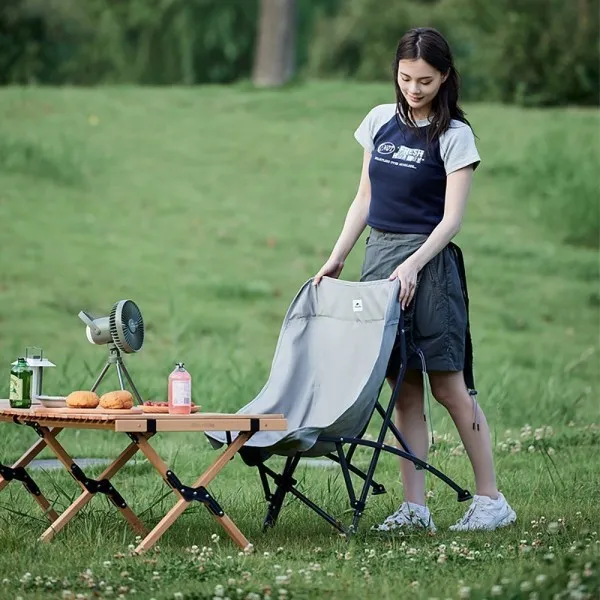 Кресло Naturehike Moon Chair CNK23JU0001 складное серый, 6976023929786 Кресло Naturehike Moon Chair CNK23JU0001 складное серый, 6976023929786