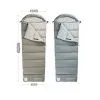 Ультралёгкий спальный мешок Naturehike CNK2350WS023 M300 хлопковый с капюшоном весна осень серый Ультралёгкий спальный мешок Naturehike CNK2350WS023 M300 хлопковый с капюшоном весна осень серый