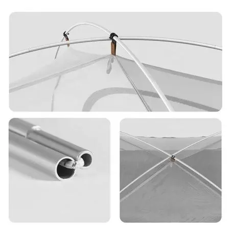 Палатка 3-местная Naturehike Yunchuan-Pro Ultra-Light 4 Seasons CNK2300ZP024 коричневый