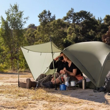 Палатка Naturehike Mongar CNK2550WS037 20D трехместная, зеленый