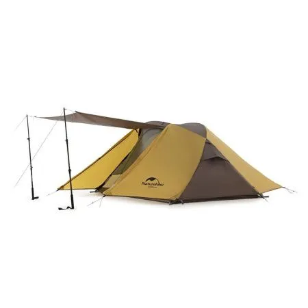 Палатка Naturehike Butterfly NH21YW132 210T двухместная, желто-коричневая, 6927595782910 Палатка Naturehike Butterfly NH21YW132 210T двухместная, желто-коричневая, 6927595782910